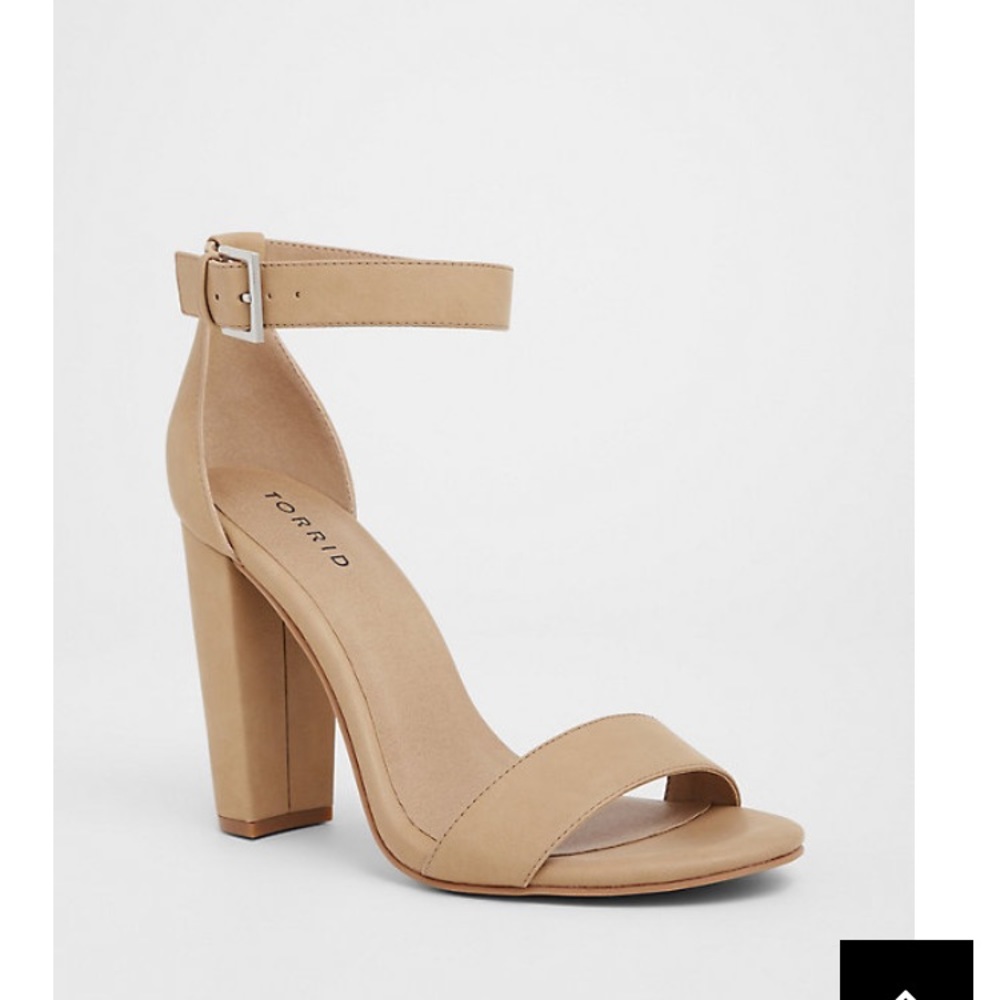 Torrid Wide Fit Ankle Strap Heel Wide Fit